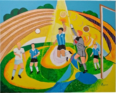 La Mano de Dios (80 x 100)